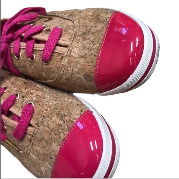 Keds Kate Spade corky lipstick pink sneakers. Size 7.5 - Picture 10 of 10